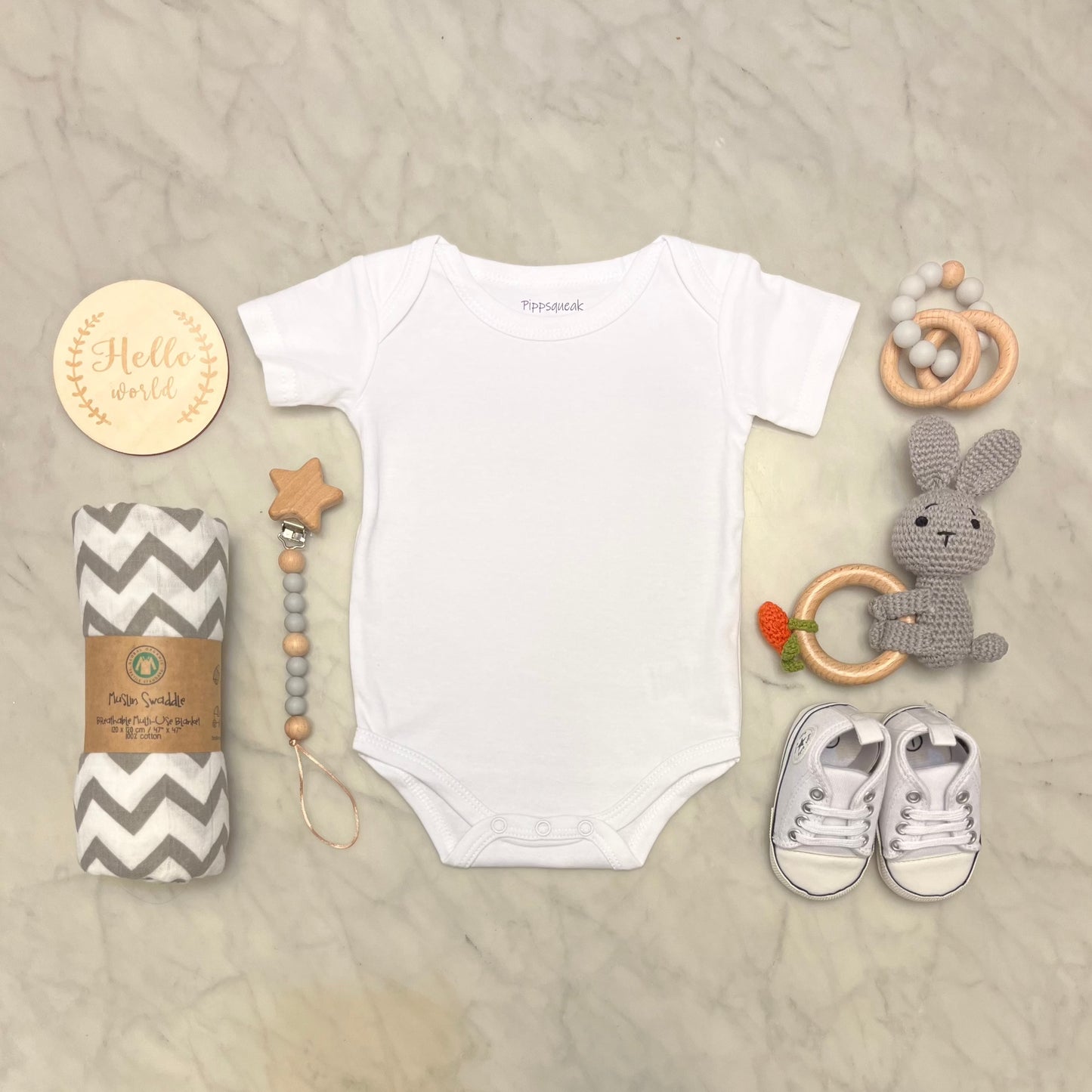 Grey Bunny Baby Gift Hamper