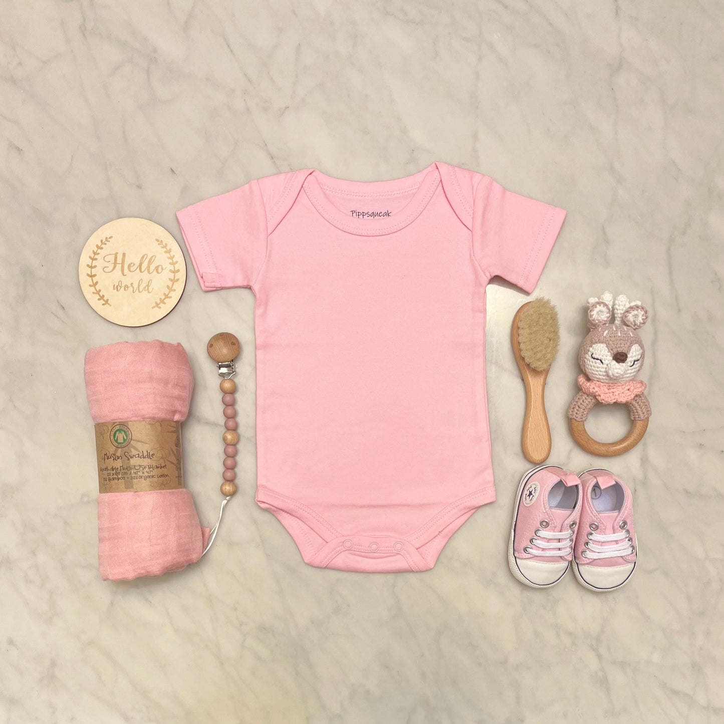 Pink Deer Baby Gift Hamper