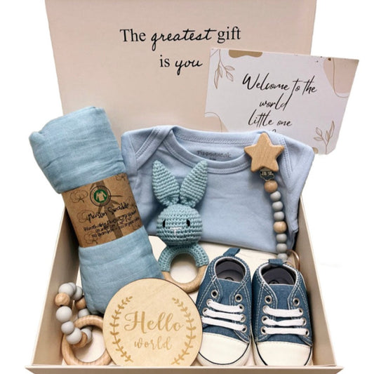 Blue Bunny Baby Gift Hamper