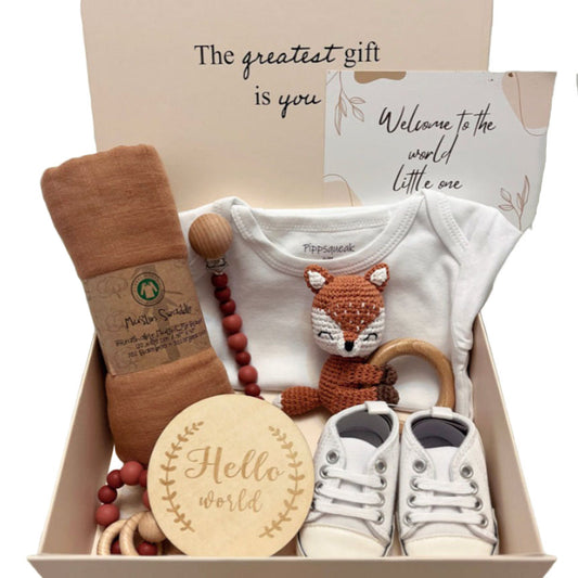 Brown Fox Baby Gift Hamper