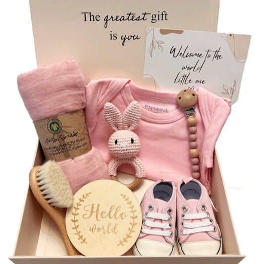 Pink Bunny Baby Gift Hamper