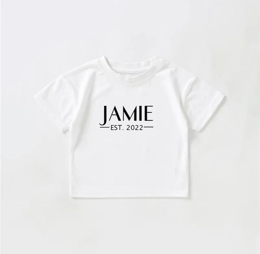 Personalised Short Sleeve T-shirt- White